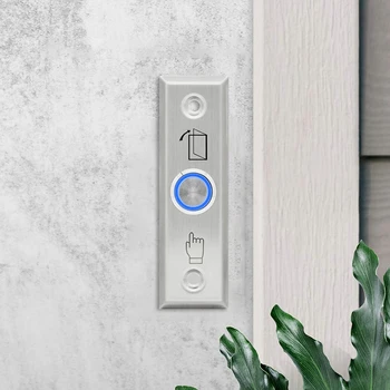 Кнопка выхода из нержавеющей стали, кнопочный выключатель, кнопки для открывания дверей, кнопки для контроля доступа, электронный замок для ворот, защита дома