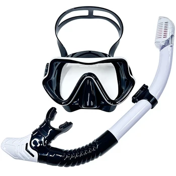 Маска для подводного плавания с трубкой Профессиональные маски для подводного плавания Набор для подводного плавания Силиконовая юбка для взрослых Маска для подводного плавания Маска для подводного плавания Очки
