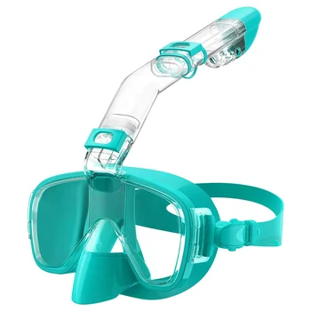 2023 Новая Складная маска для подводного плавания с защитой от тумана, подходит для плавания, профессиональное снаряжение для подводного плавания для взрослых и детей