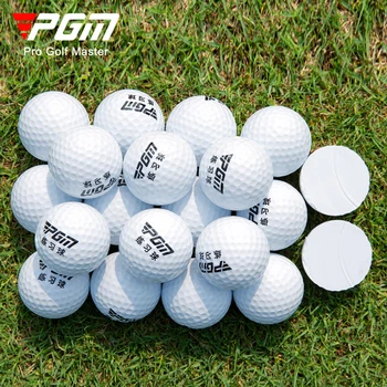 Белый мяч для гольфа PGM 42,6 мм, мяч для игры в гольф, высокоэластичная резина, материал Зарин, тренировочный полигон, специальный однослойный мяч