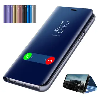 Умный Зеркальный Чехол Для Телефона Samsung Galaxy Note10 Pro S10 S9 S8 Plus S10E Чехлы На S7 S6 Edge Plus Note 8 9 10 Coque Capa Funda