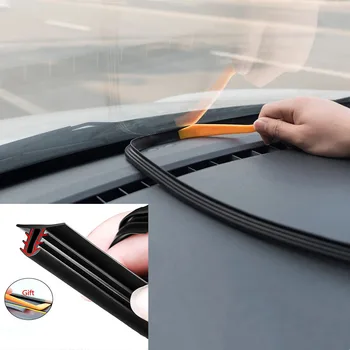 Универсальная уплотнительная прокладка приборной панели автомобиля, шумоизоляция для Renault Sandero, поляризованное автостекло, Жидкая резина для автомобилей