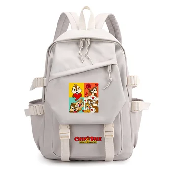 Disney Chip n Dale Для мальчиков и девочек, детские сумки для школьных книг, женский рюкзак для подростков, дорожный рюкзак Mochila