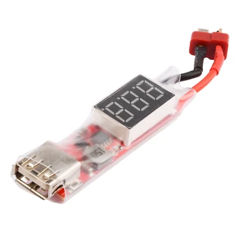 2S-6S Lipo Литиевая Батарея XT60 / T Подключаемый К USB Преобразователь Зарядного Устройства С Дисплеем Напряжения Плата Адаптера Для Защиты Аккумулятора Телефона