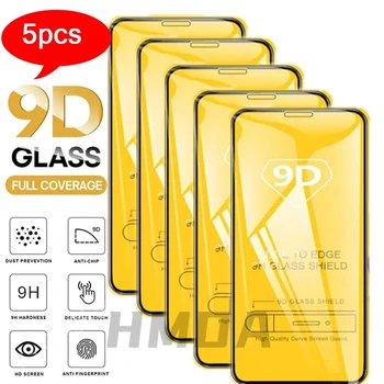 2-5 Шт. Закаленное Стекло Для iPhone 11 12 13 Pro Max Защитная Пленка Для экрана Для iPhone 12 X Xr Xs Max 7 8 6S Plus SE2020 Full Cover Glass