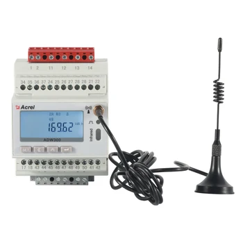 Трехфазное энергопотребление 660 В переменного тока в режиме реального времени ADW300 Wi-Fi / 4G / RS485 / LoRa Communication