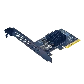 PCIE USB 3.2 GEN2x2 20 Гбит/с Карта Расширения TYPE C Адаптер PCIExpress-TYPE C для Передней Панели ПК USB C