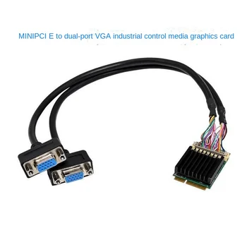 Мини-PCIE к двухпортовому VGA Встроенному приложению для обработки изображений Мультимедийная 2D-видеокарта SM750