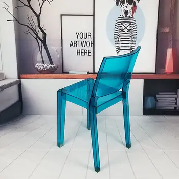 Минималистичный Современный дизайн Штабелируемый Пластиковый Обеденный Стул PP Обеденный стул Современная Мебель Кресло для отдыха Лофт Кафе Стул C
