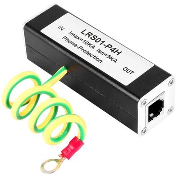 Сетевой фильтр для телефона и факса Thunder Arrestor RJ11 Kl01-P4H Черный RJ11 ADSL