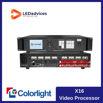 Видеопроцессор Colorlight X16 Универсальный Профессиональный Контроллер светодиодного дисплея Полноцветный дисплей 4096 × 2160 при 60 Гц X7 X8 X16 X20