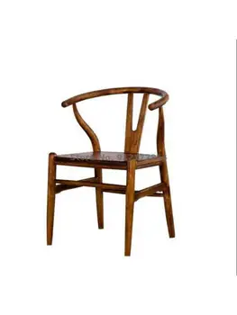 Кресло из орехового дерева Y-образной формы, кресло для отдыха из массива дерева, скандинавское американское кофейное кресло, Современное китайское чайное кресло со спинкой, обеденный стол, стул