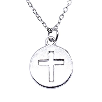 Ожерелье с крестом, принадлежности для изготовления ювелирных изделий, винтажные модные украшения на шею