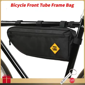 Велосипедная треугольная сумка на раму с передней трубкой, велосипедные сумки из полиэстера, сумка для горного велосипеда, держатель рамы, Седельная сумка, аксессуары для велоспорта MTB