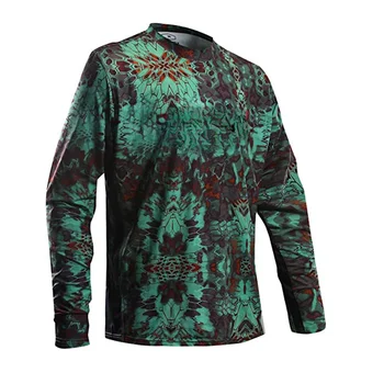 Мужская рубашка для рыбалки с длинным рукавом, защита от 50 + UPF, Быстросохнущие топы, легкие Тонкие дышащие уличные рубашки
