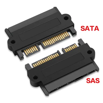 Адаптер Raid для жесткого диска SATA с 15-контактным 7-контактным + 15-контактным преобразователем в SFF-8482 SAS с 22-контактным адаптером-преобразователем