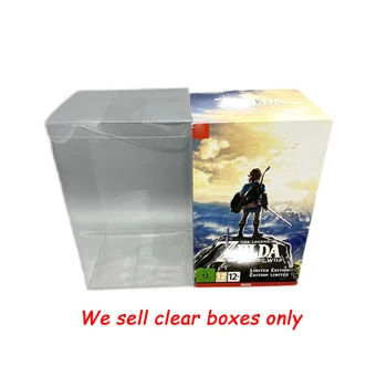 Прозрачная защитная коробка для Switch NS The Legend of Zelda: Breath of the Wild game Коробка-дисплей для хранения домашних ЖИВОТНЫХ, коллекционный кейс