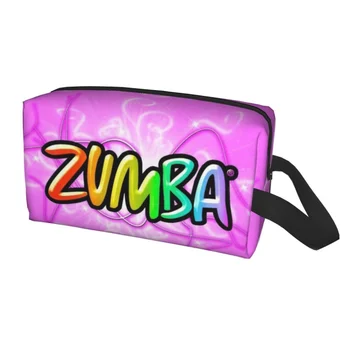 Косметичка Zumba для женщин, косметический органайзер для путешествий, сумки для хранения туалетных принадлежностей Kawaii для фитнеса