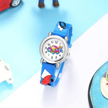 Милые кварцевые часы с мультяшным рисунком Для детей, Цифровые Аналоговые наручные часы для мальчиков, Подарок, Модный Кварцевый браслет Relogio Masculino
