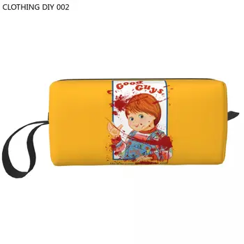 Косметичка Good Guys Chucky Для женщин, Органайзер для косметики для путешествий, детские игрушки Kawaii, сумки для хранения туалетных принадлежностей Dopp Kit Case Box