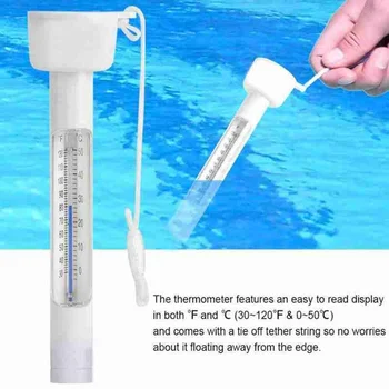Новый Портативный бассейн плавающий термометр Ванна рыбный пруд термометр Специальный термометр для измерения аксессуаров для бассейна