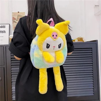 Sanrio hello kitty, Новый милый детский рюкзак, модный школьный ранец, сумка для мальчиков и девочек, сумка kuromi Play, сумка через плечо