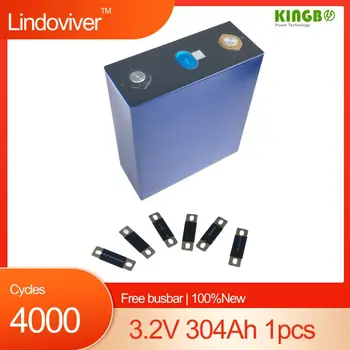 Kingbo Power LF304 1ШТ 3,2 В 304 Ач Призматические батарейные элементы Lindoviver lifepo4