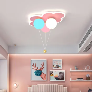 Детская комната Спальня Светодиодный потолочный светильник для мальчиков и девочек Облака из воздушных шаров Творческая личность Защита глаз Мультяшный декор