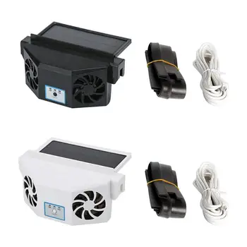Автомобильный вытяжной вентилятор на солнечной энергии, Универсальный Бесшовный вентилятор для вентиляции окон передних и задних сидений, Вентилятор для вентиляции Авто