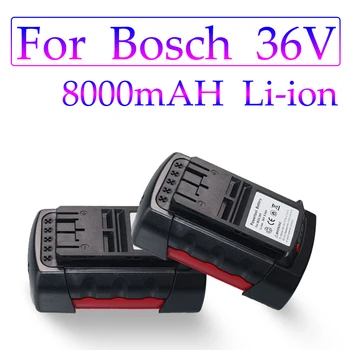 36V 8000mAh Литий-ионный Сменный Аккумулятор для Электроинструментов Bosch 8.0A BAT810 BAT840 2607336173 D70771