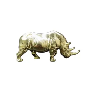 украшение столешницы из массива носорога из чистой меди 6,4 см