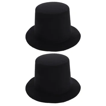 2 шт., декор для шляп, черное мини-украшение, кепка, мини-аксессуары, орнамент, украшения