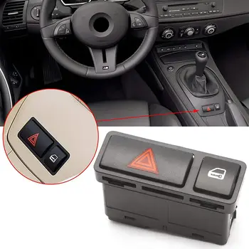 Кнопка аварийного включения аварийной вспышки, переключатель блокировки аварийной сигнализации для -BMW 3 серии E46 61318368920