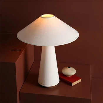 Креативная настольная лампа-гриб, современная настольная лампа в скандинавском стиле, светодиодная для украшения дома, спальни