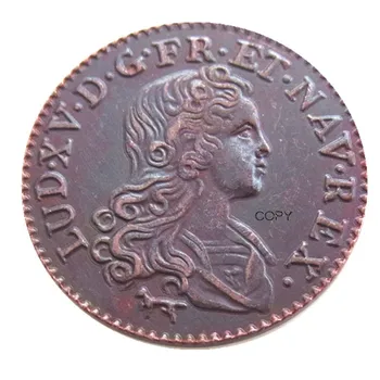Франция 1720A Копировальные монеты из 100% меди (22 мм)