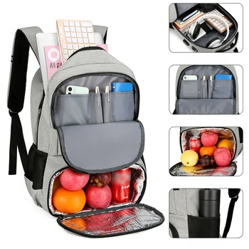Изолирующий рюкзак для пикника на открытом воздухе, Многофункциональная сумка для хранения еды на пикник, сумка-холодильник, сумка для красного вина и льда