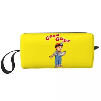 Дорожная сумка для туалетных принадлежностей Good Guys Chucky, Модная детская игровая кукла, Косметический Органайзер для макияжа, Женская коробка для хранения косметики, набор для косметики