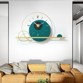 Роскошные и минималистичные подвесные часы для гостиной, дома, модные интернет-часы для знаменитостей, современные, простые, атмосферные и стильные