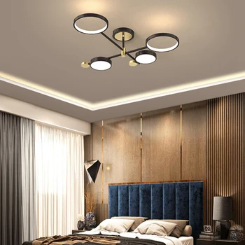 Современный минималистичный потолочный светильник для гостиной, Современная креативная Скрипка, потолочные светильники для спальни и кабинета, светодиодная лампа, Роскошное освещение в стиле ар-деко