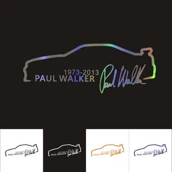 Автомобильная Наклейка для Paul Walker Fast and Furious KK Виниловая 3D Наклейка Автомобильные Аксессуары Для Укладки Светоотражающий Водонепроницаемый 13*5 см