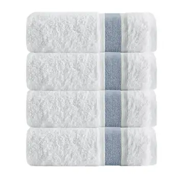 Enchante Home - Уникальные банные полотенца - Банные Полотенца из 4 частей, турецкое полотенце из длинного штапеля - Быстросохнущие, мягкие, впитывающие