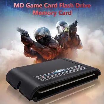 Флэш-картридж MD Card Флэш-накопитель MD Игровая карта Карта памяти для MD1/MD2/CD-X/32X Игровых консолей для SEGA GENESIS Mega Drive