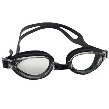 2023 Трансграничные силиконовые плавательные очки с гальваническим покрытием для лечения близорукости, точечные плавательные очки, набор противотуманных плавательных очков