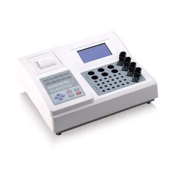 высококачественное полуавтоматическое медицинское лабораторное оборудование по низкой цене, 4-канальный анализатор свертываемости крови с CE