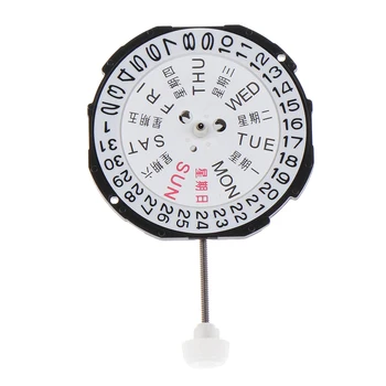 SL28 Кварцевый механизм с тремя стрелками, часы с датой, Запчасти для наручных часов, Аксессуары для ремонта, Инструменты для ремонта часов с индикацией даты, для часовщика