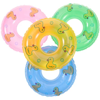 15 шт. Детский декор, Яркие цветные кольца для плавания, Украшения, Милые Маленькие Кольца для плавания, декоры