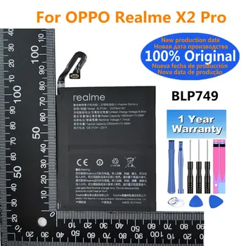 Новый Оригинальный Сменный Аккумулятор BLP749 Для OPPO Realme X2 Pro X2Pro RMX1931 4000 мАч Аккумулятор Мобильного Телефона Bateria + Инструменты