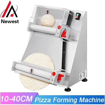 Автоматическая пекарня мощностью 370 Вт, Прижимная машина для теста на основе пиццы, валик для растягивания лапши, Тортильи, макарон для ресторана