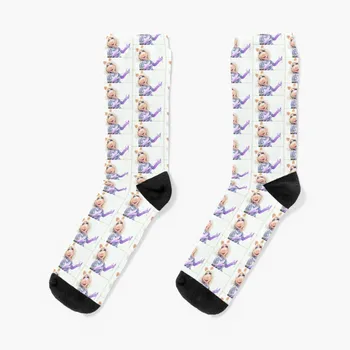Носки из фольги Miss Piggy, мужские зимние носки, женские носки, носки дизайнерского бренда
