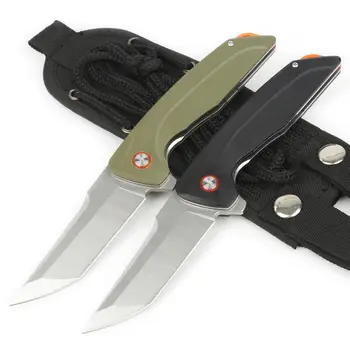 Новый складной нож для охоты, пешего туризма, рыбалки, ручка G10, лезвие D2, Инструменты для выживания в кемпинге, инструменты для самообороны, карманный тактический нож EDC